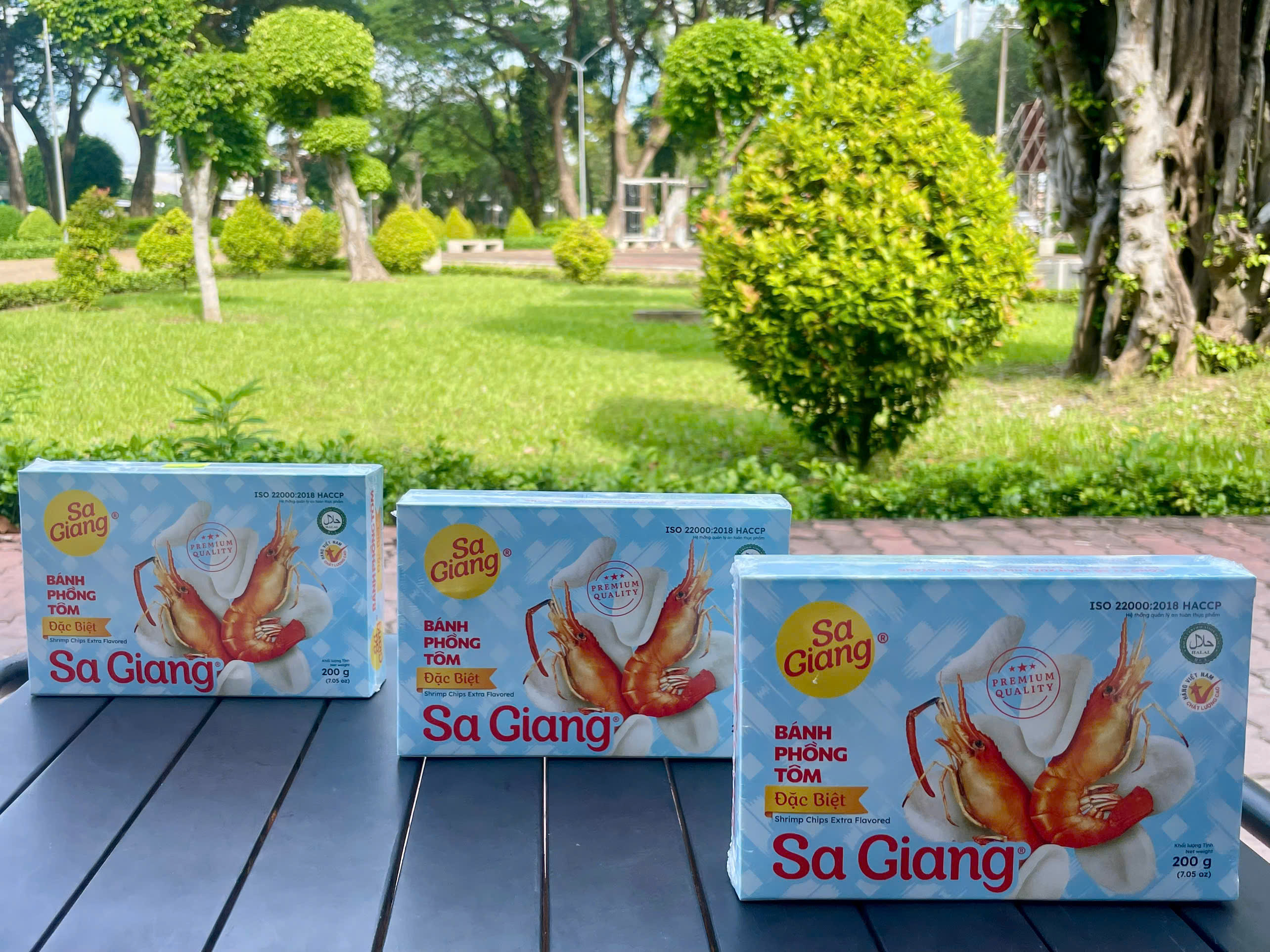 Một số thông tin về bánh phồng tôm Sa Giang